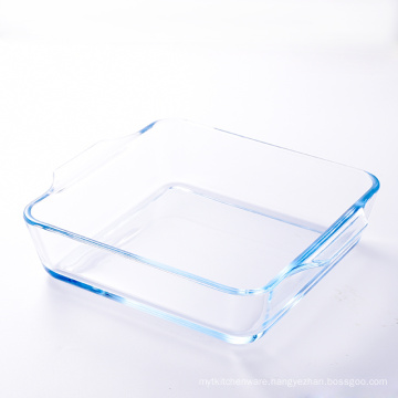 Square Tray glass baking dish oven temperature with lid oven safe baking dish